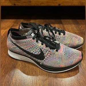 Nike Flyknit Racer Multicolor 'Grey Tongue' 2016 Men’s Size 6.5